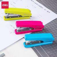 Deli Stapler Desk Binding Binder Book Durable Paper Stapling Fashion Colors School Supplies Stationery Office Accessories