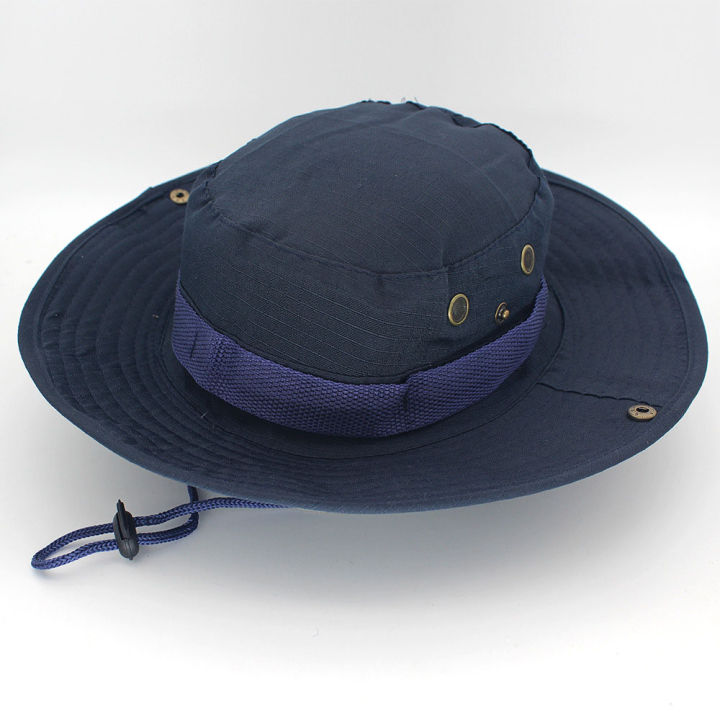 หมวกปีนเขาหมวกอาบแดดขอบมนหมวกหน้าร้อน-topi-bucket-หมวกลายการ์ตูนหมวกเดินป่าหมวกปีก