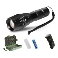 Woww สุดคุ้ม UNITBOMB T6 Boxset ไฟฉาย LED Zoomable Flashlight รุ่น T6 BoxSet ราคาโปร ไฟฉาย แรง สูง ไฟฉาย คาด หัว ไฟฉาย led ไฟฉาย แบบ ชาร์จ ได้