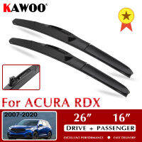 KAWOO Car Wiper Blade Windshield Blades for Acura RDX 26"+16" Year Form 2007 To 2020 Auto Accessories Fit U Hook Arm LHDRHD