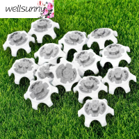 Wellsunny ชุดหมุดรองเท้ากอล์ฟหมุน14ชิ้น,รองเท้าพื้นแหลมบิดอย่างรวดเร็วชุดเปลี่ยนอุปกรณ์ฝึกกอล์ฟ