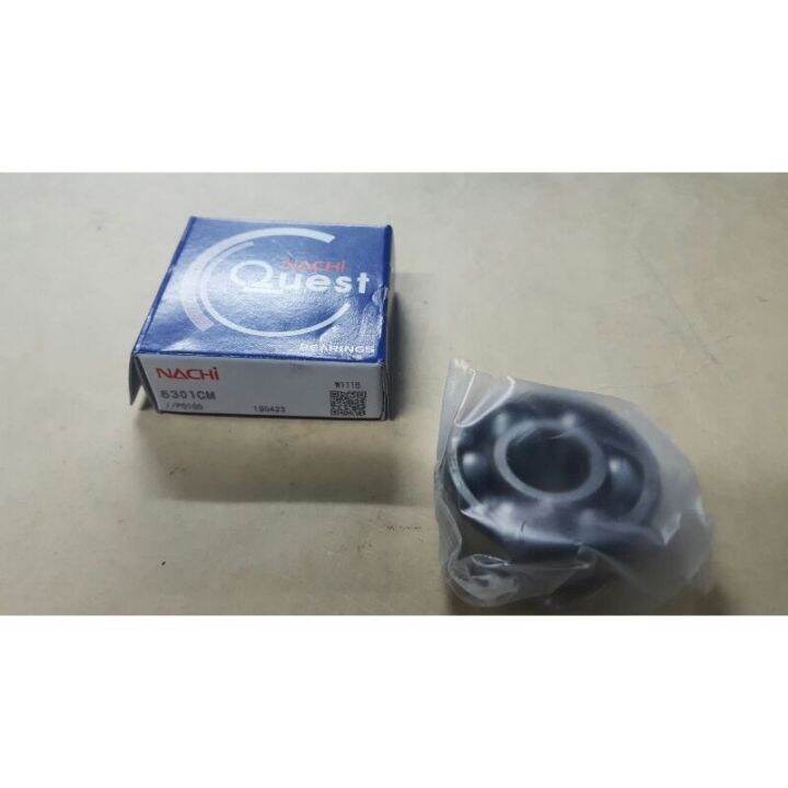 Nachi 6201C3BNLM Open Ball Bearing - C3 Clearance, 12mm X 32mm X 10mm, Made In Japan