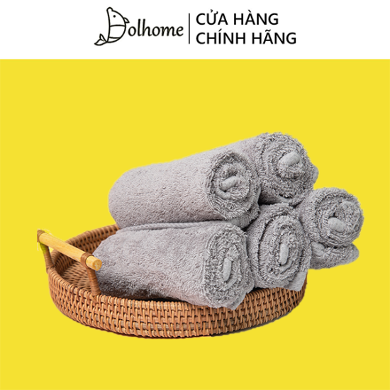 Khăn lau mặt 100% cotton thuần thiên nhiên mềm mại không gây kích ứng da - ảnh sản phẩm 4