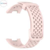 Delivery】Silicone Breathable Watch Strap Smartwatch Replacement Wristband Compatible For Xiaomi Band 7pro Accessories