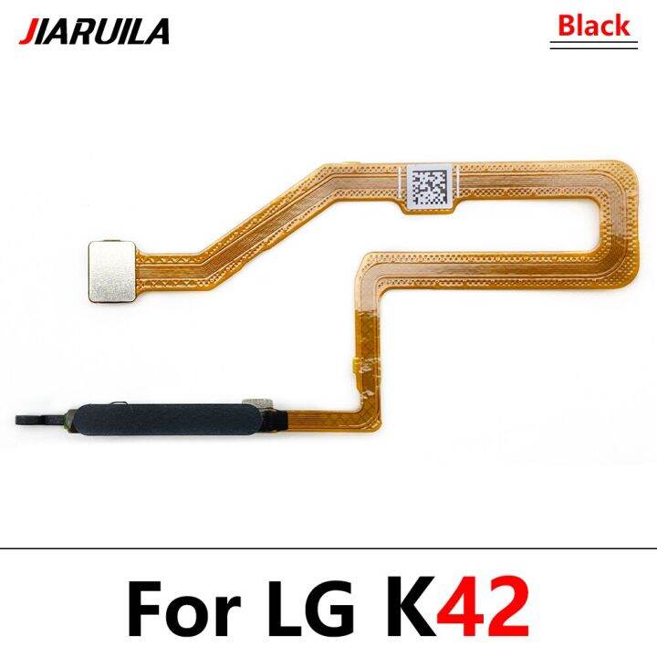 สายปุ่มโฮมโค้งตัวอ่านเซ็นเซอร์ลายนิ้วมือสำหรับ-q60-lg-k42ปุ่มโฮม-k52สายเคเบิลแบบยืดหยุ่นเซนเซอร์รหัสลายนิ้วมือสัมผัส