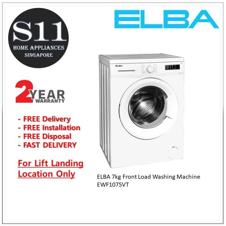 elba front load washing machine