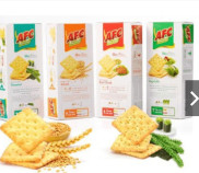 bánh AFC vị rau lúa mì hộp 200g