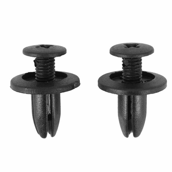 100-pcs-car-fender-push-in-type-plastic-rivets-fastener-black-15-x-13-x-6mm