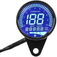 Black DC 2V Universal Motorcycle Speeeter Gauge Meter Waterproof LED Backlight Digital Oeter Speed For Yamaha Honda,Etc