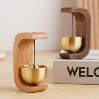 Door Bell Durable Easy to Install Loud Sound Solid Wood Frame Shop Entrance Ring Magnetic Wooden Doorbell Housewarming Gift