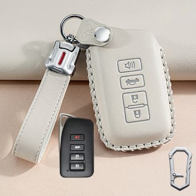 npuh Leather Car Styling Key Cover Case for Lexus NX GS RX IS ES GX LX RC 200 250 350 LS 450H 300H Keychain Keyring Auto Key Cover