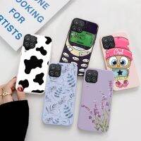 FDD เคส A12ลายไดโนเสาร์สำหรับ Samsung กาแล็คซี่,ฝาครอบด้านหลังเคสมือถือซิลิโคนกันกระแทกรูปดอกไม้สัตว์12 GalaxyA12