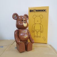 Bearbrick รุนแรงหมี Bearbrick Xxx หมีสีดำและสีขาวสองสีไวนิลหมีสีน้ำตาล400% ชิ้นเดียว D Ropshipping