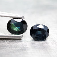 0.85 ct ไพลิน เผาเก่า (Heated Blue Sapphire)