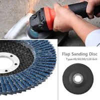 Flap Disc Grinding Wheel 406080120 Grit Sanding Disc Metal Polishing Disc Rust Remover Wheel for Angle Grinder 115125mm