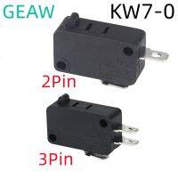 10PCS KW7-0 Micro Switch for Microwave Oven Game Machines Electric Cookers 16A 125VAC/250VAC 1NO 1NC 2Pin 3 Pin KW7-0