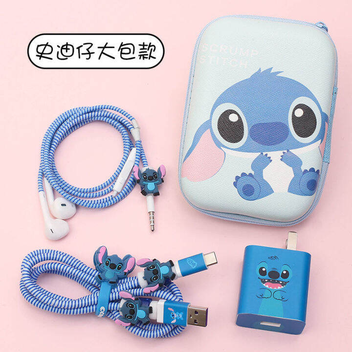 data-cable-case-mobile-phone-charger-winding-rope-headset-cable-protection-line-cute-cartoon-sticker