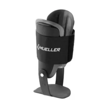 Mueller Adjustable Ankle Stabilizer, Unisex One Size Fits Most Black