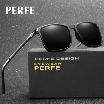 🥰แถมกล่อง+เชือก🥰PERFE แว่นตากันแดด ของแท้ แว่นกันแดด สินค้าส่งจากไทย TR90 RERFE PE223