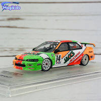 1:64 1996 Honda Accord จำลองสูง D Iecast รถโลหะอัลลอยรุ่นรถของเล่นสำหรับเด็กของขวัญคอลเลกชัน