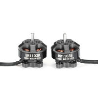 Racerstar Racing Edition 1103 8000KV BR1103B 10000KV 1-3S มอเตอร์ไร้แปรงถ่านสีดำสำหรับ50-100โดรนอาร์ซีสำหรับแข่ง FPV อุปกรณ์เสริมชิ้นส่วน DIY