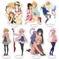 เกินขอบเขต Kyoukai ไม่มี Kanata Kuriyama Mirai Kanbara Akihito คอสเพลย์รูปอะคริลิโต๊ะยืนรุ่นแผ่นตกแต่งของขวัญ