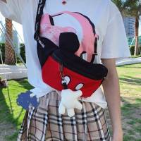 DISNEY Zara Mickey กระเป๋าเป้สะพายหลังความจุขนาดใหญ่