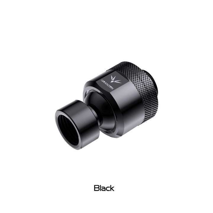 granzon-gd-x-360องศาหมุนได้อย่างอิสระ-g1-4-ชายกับ-famale-connector-universal-joint-water-cooling-adapter-สีดำ-เงิน