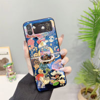 เคสแบบฝาพับสำหรับ Samsung Galaxy Z Flip3 Z Flip4 Z Flip 3 Z 4 Flip สีฟ้าเรย์วาดรอยยิ้มใบหน้าสายรัดข้อมือแหวนซิลิโคนเคสป้องกันแฟชั่นป้องกันการตกฝาครอบโทรศัพท์