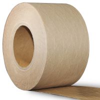 【LZ】 Água Ativada Reforçada Gomada Fita De Papel Kraft Environmentally Friendly Writable Fita De Vedação De Embalagem De Caixa Fibra De Vidro Água