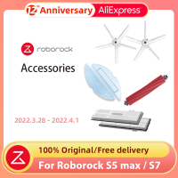 Free Shipping Original Roborock S7 Accessories Mop Cloth Accesorios Side Brush White Black Accesories Filter Parts Main Brush