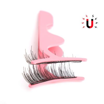 2 Colors Magnetic Eyelashes Extension Applicator Stainless Steel False Eyelashes Curler Tweezer Clip Clamp Makeup Beauty Tool