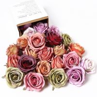 【hot】♝  5/10Pcs Artificial Flowers Silk Fake Wedding Decoration Bride Crafts Wreath Garland Accessories