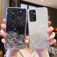 เคสโทรศัพท์สำหรับ Samsung Galaxy M14 M54 M 14 M 54 Samusung M14 5G 2023แฟชั่นหรูหราปลอกซิลิโคนนิ่มฝาหลังโปร่งใสกันกระแทกแบบใสกากเพชรส่องแสงเป็นประกายวิบวับ