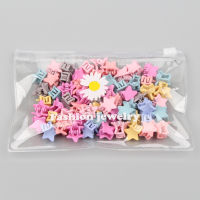 30Pcs/Bag Kids Assorted Girls For Toddlers Pin Clip Color Clips Hair Cute Bangs