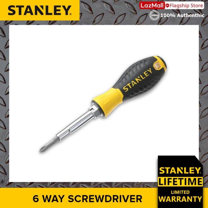 Stanley Screwdriver Quick Change 6Way [Lifetime Warranty] Lazada PH