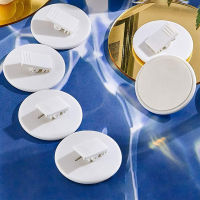 6pcs Guard Shower Curtain Clip Practical Self Adhesive Windproof Anti Splash Bedroom Holding Durable Wall Mounted Fixed Round