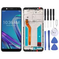 หน้าจอ LCD ของ OEM สำหรับ Asus ZenFone Max Pro (M1) ZB601KL ZB602KL Digitizer ประกอบเต็มตัวเครื่องพร้อม Frameหักเหสีดำ)