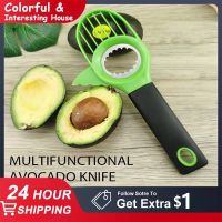 3 In 1 Avocado Cutter Slicer Plastic Knife Peeler Fruit Pulp Flesh Separator Vegetable Tools