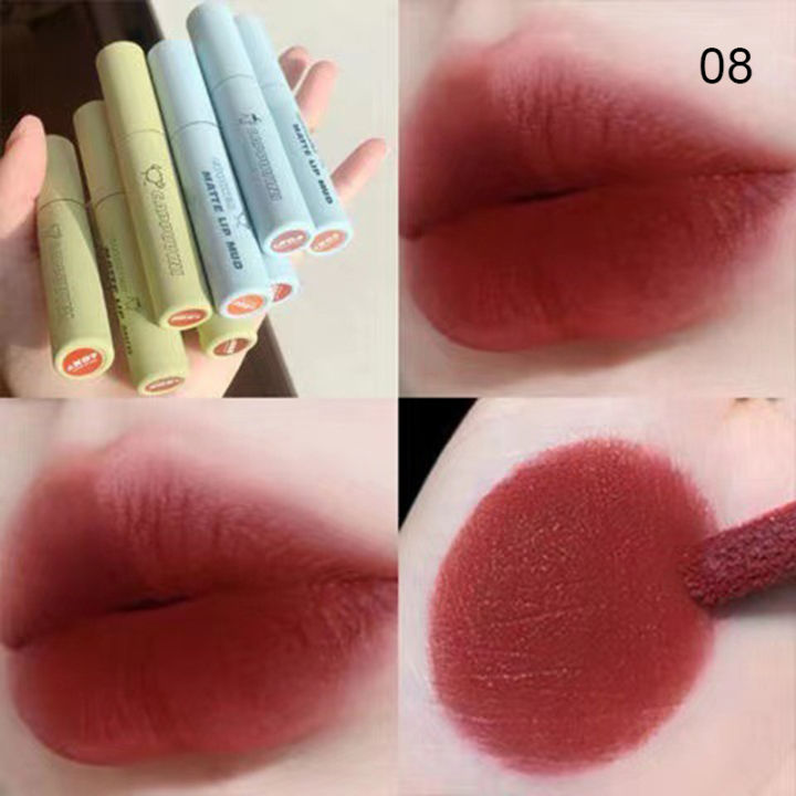 7 Color Matte Lipstick Velvet Lip Glaze Color Charm Lasting Non-fading Lip Make up SOYW889