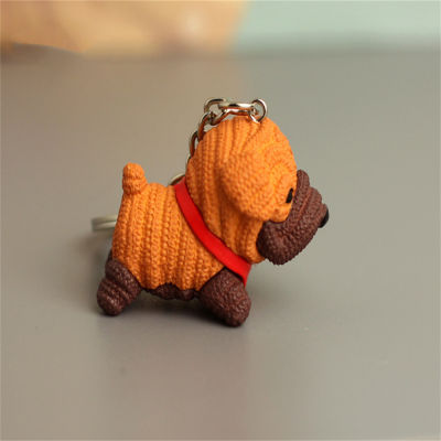 Creative Of Pendant Gifts Fashion Year Doll Cute Dog Keychain Wool