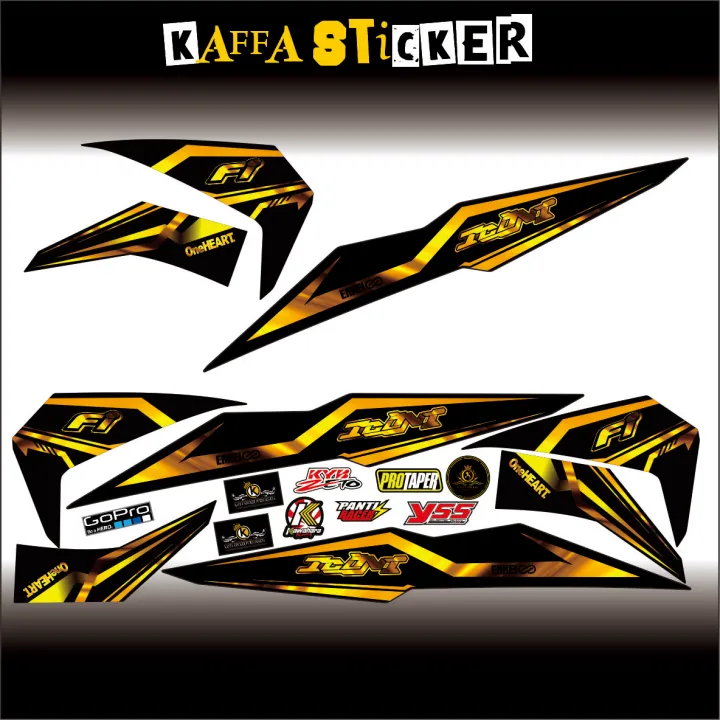 STRIPING STIKER VARIASI MOTOR HONDA BEAT STREET NEW ESP | Lazada Indonesia