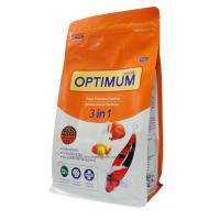 [รอบสุดท้าย] OPTIMUM 3 in 1 ขนาด 800 g. (อาหารปลาสวยงาม สูตรผสมสาหร่ายสไปรูลิน่า เร่งสี เร่งโต )  KM11.2588❗❗ถูกที่สุด❗❗