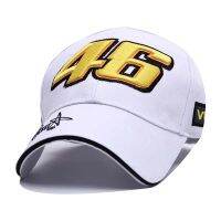 Rossi Signature VR46ปักหมวกเบสบอลหมวกกันน็อคสำหรับจักรยานยนต์ผู้ชายและหมวกสตรี