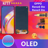 หน้าจอ LCD OPPO Reno6 lite/Reno5 lite  พร้อมทัชสรีน - OPPO Reno6 lite/Reno5 lite（4G)(OLED)(ใช้สแกนลายนิ้วมือได้）