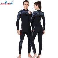 เต็ม Wetsuits 3มิลลิเมตร N Eoprene ดำน้ำชุดกลับซิปชุดว่ายน้ำ One P Iece แขนยาวสำหรับกีฬาทางน้ำสำหรับผู้ชายผู้หญิง