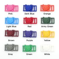 12pcs 3/8"(11mm) Colorful Cat-Head Plastic Buckle Safty Breakaway Buckles For Cat Collar Paracord Bracelet Bra Accessories Belts