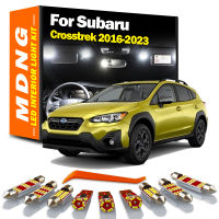 MDNG 8ชิ้น C An BUS อุปกรณ์เสริมในรถยนต์สำหรับ Subaru C Rosstrek 2016-2019 2020 2021 2022 2023 LED ภายในแผนที่โดมชุดไฟ Led โคมไฟ