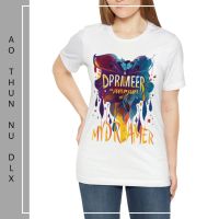 My DREAMER เสื้อยืดสีขาวพิมพ์ลาย3D DLX Beautiful