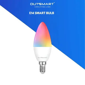 E14 Smart LED Light Candle Bulb 5W RGB Color Changing Apple Homekit Alexa  Google